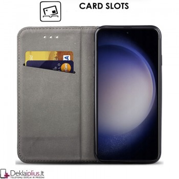 Telone dirbtinės odos dėklas - žalias (Samsung Galaxy S25)